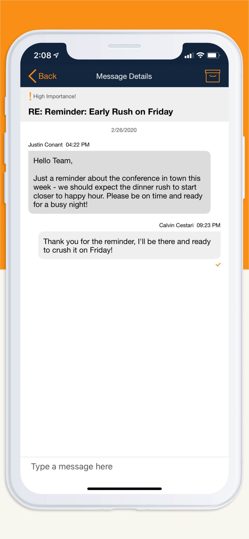 Employee Communication Using Mobile Labor Apps Enables… CrunchTime!